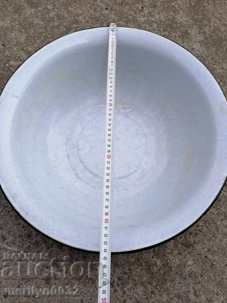 Enamelled basin trough, enamel vessel NRB - 5 Enamelled basin trough, enamel vessel NRB - 5