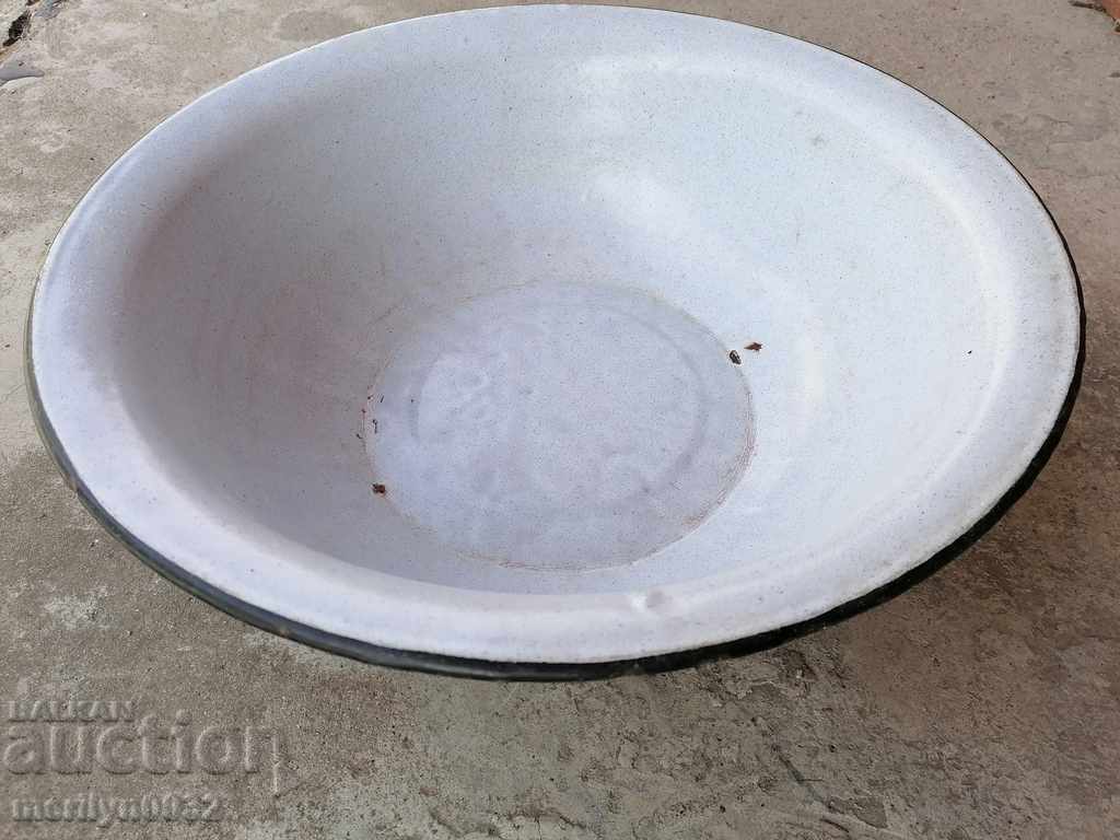 Enamelled basin trough, enamel vessel NRB - 7 Enamelled basin trough, enamel vessel NRB - 7