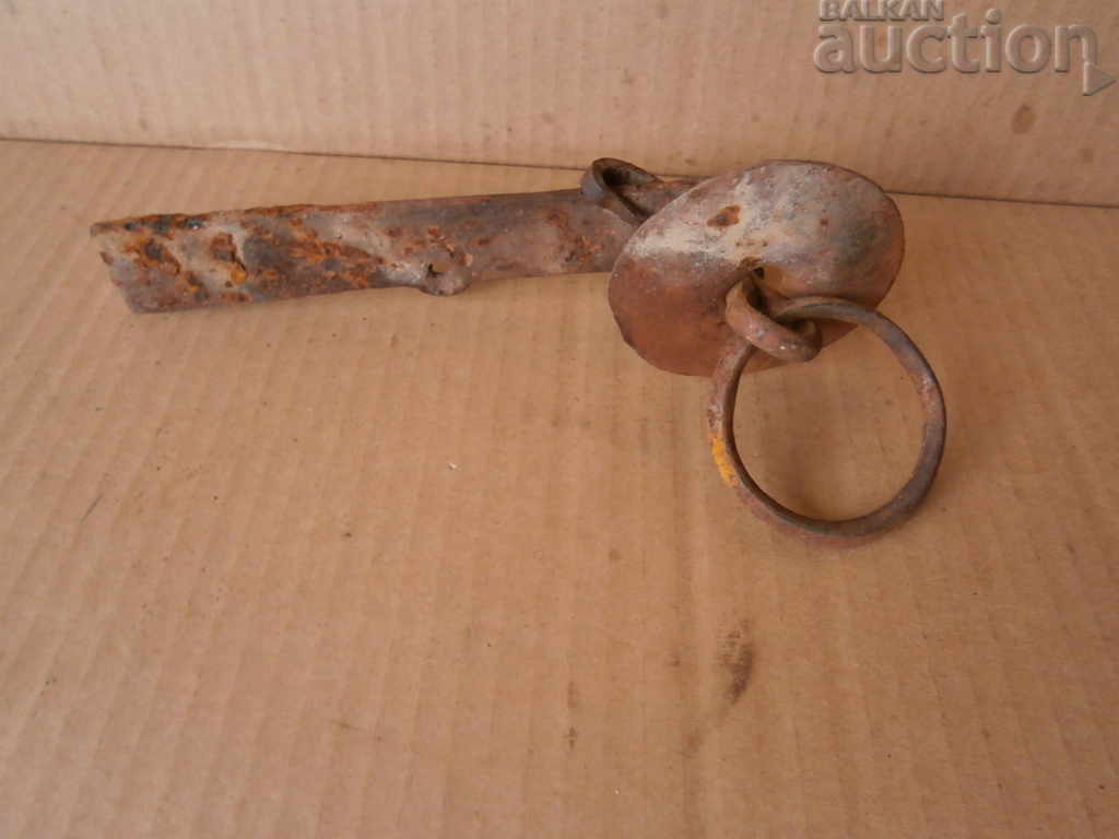 primitive hand forged latch door part