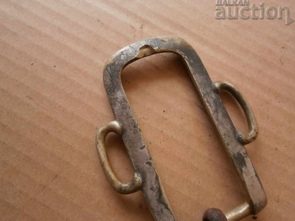 Auction  antique buckle buckle saddle leather saddle