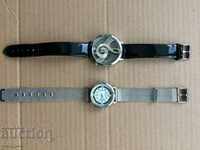 Wristwatch with quartz movement - two pieces