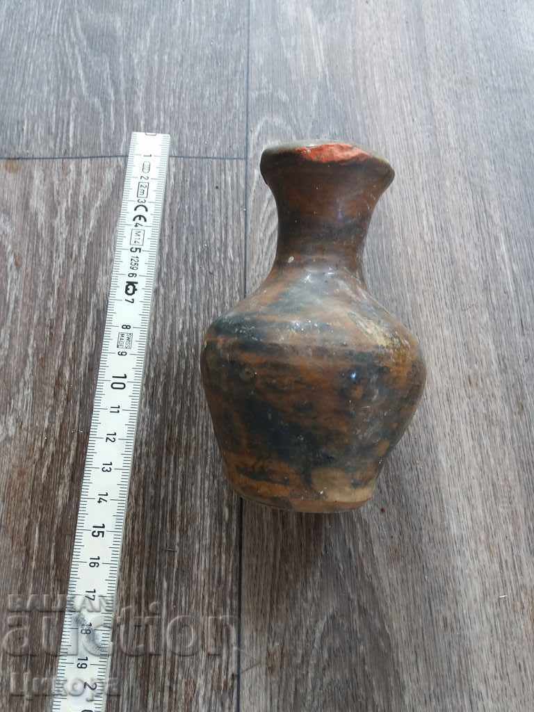 Delivery of OLD CLAY CERAMIC CERAMIC JAPAN VASE 19TH CENTURY Delivery of OLD CLAY CERAMIC CERAMIC JAPAN VASE 19TH CENTURY
