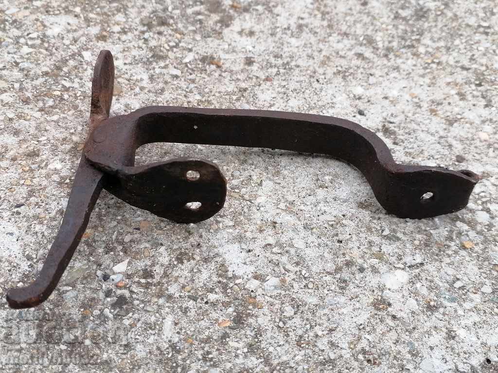 An old wrought-iron latch, a lock, a latch for the old gate - 5 An old wrought-iron latch, a lock, a latch for the old gate - 5