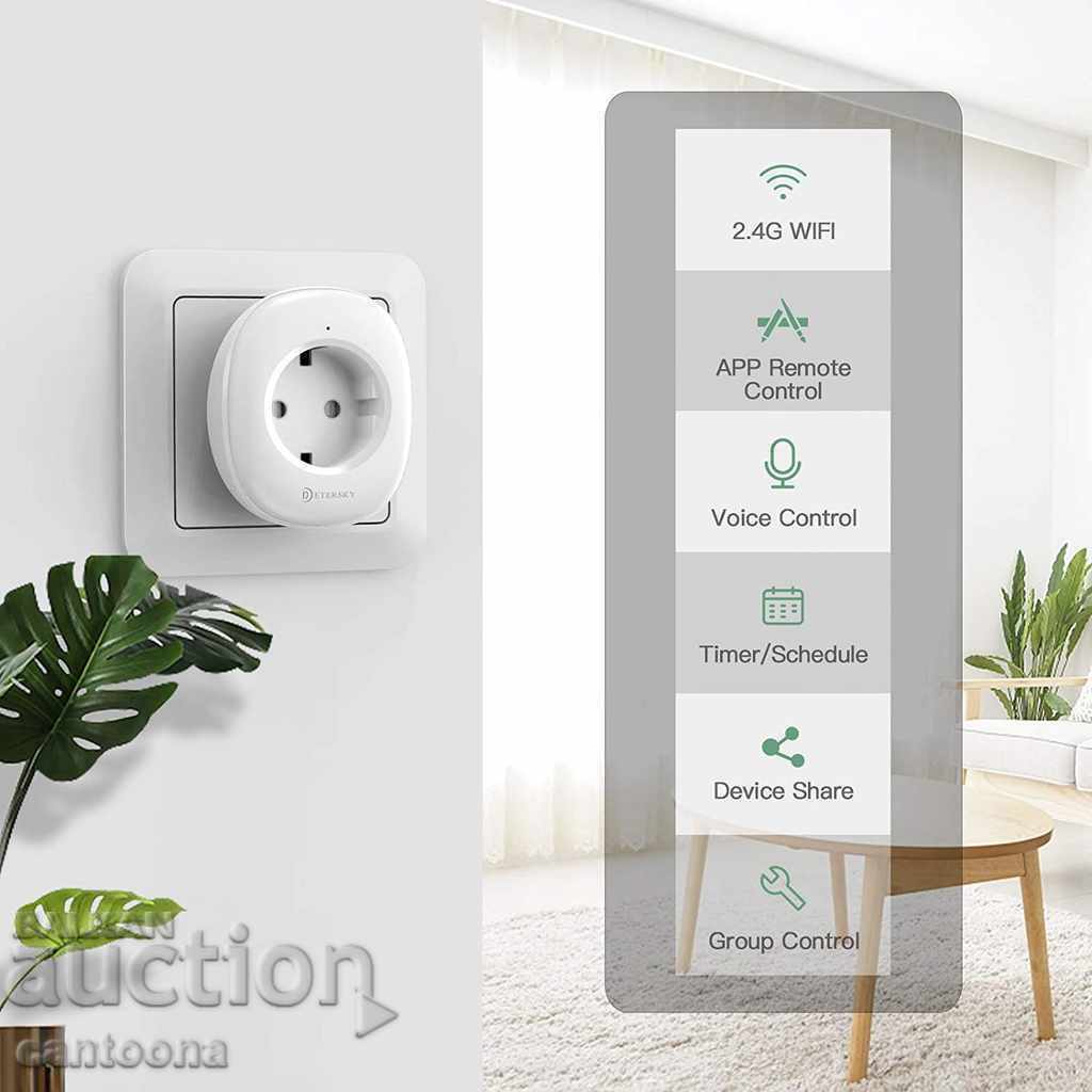 Smart Contact EterSky, Alexa and Google Home voice commands with price 24.98 BGN | € 12.77