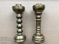 Solid brass candlesticks