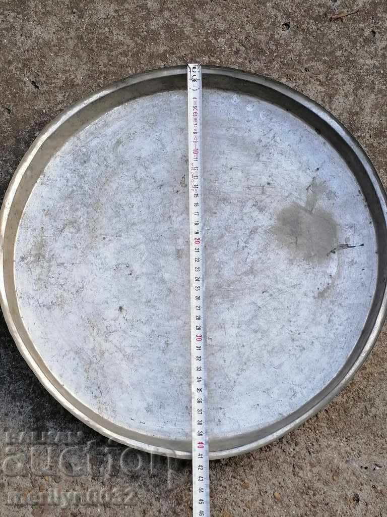 Pie pan, copper, casserole, blue, copper dish - 5