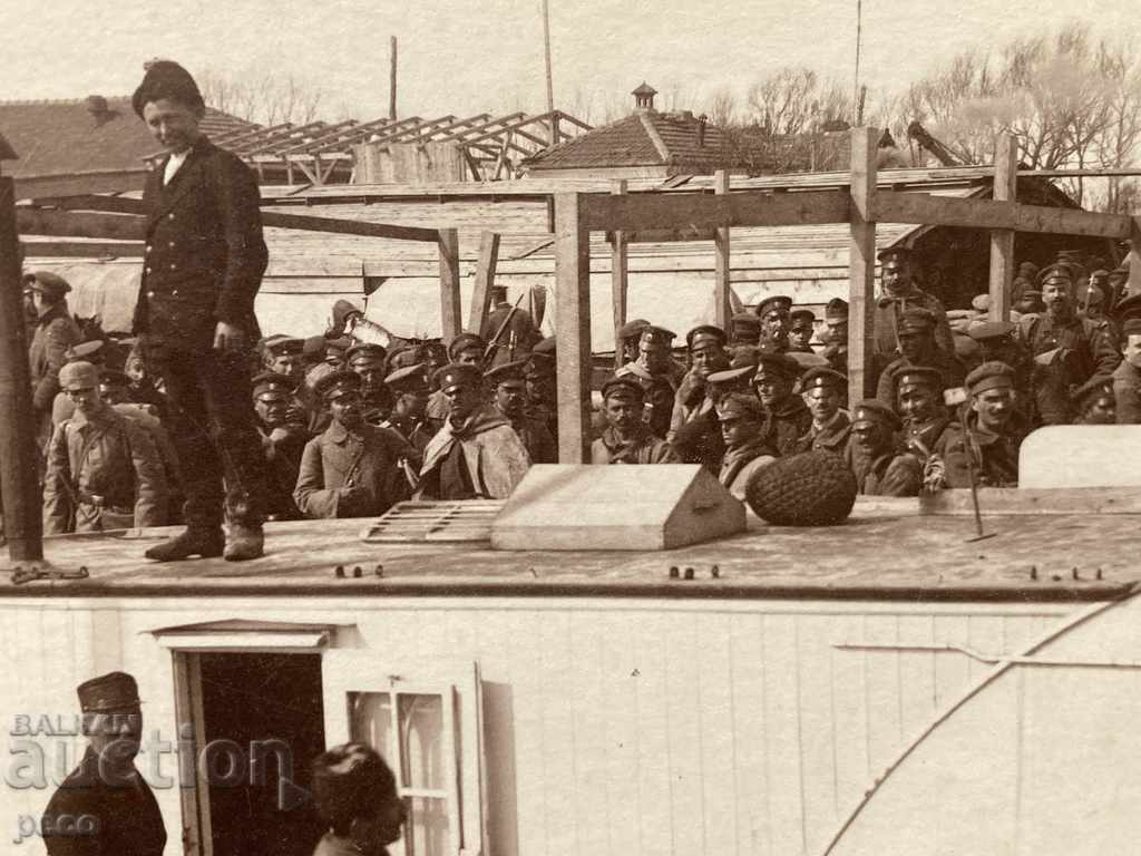 Delivery of From Giurgiu to Ruse in 1917. Military Bulgarians, Turks, Germans Delivery of From Giurgiu to Ruse in 1917. Military Bulgarians, Turks, Germans