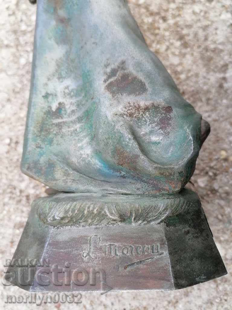 Antique statuette gallery in Paris beginning of the 20th century figure - 7 Antique statuette gallery in Paris beginning of the 20th century figure - 7