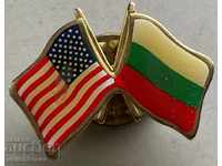 30456 България САЩ знак за дружба и приятелство 90-те г.