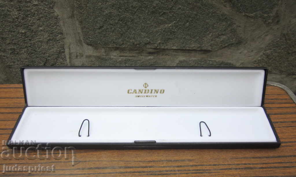 Auction empty box box of wristwatch candino CANDINO Auction empty box box of wristwatch candino CANDINO