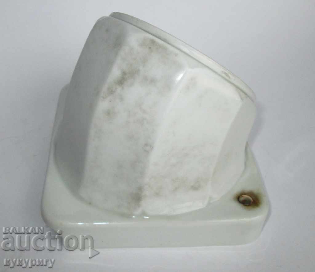 Old German electric lamp porcelain ceiling WWII with price 50.00 BGN | € 25.56 Old German electric lamp porcelain ceiling WWII with price 50.00 BGN | € 25.56