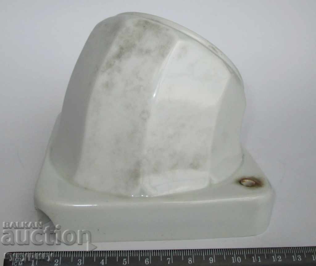 Auction Old German electric lamp porcelain ceiling WWII Auction Old German electric lamp porcelain ceiling WWII