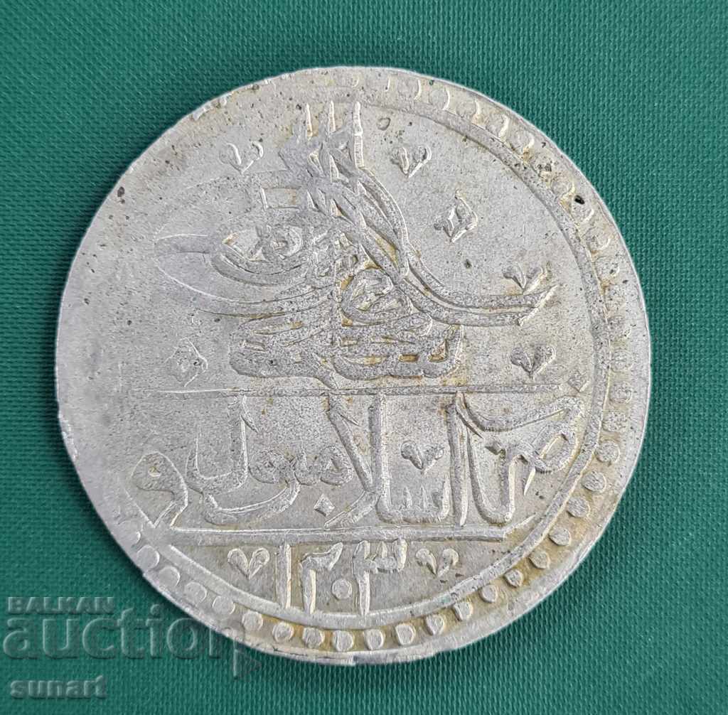 SELIM III 1203 AH 1789 AD OTTOMAN TUGRA COIN SILVER with price 320.00 BGN | € 163.61 SELIM III 1203 AH 1789 AD OTTOMAN TUGRA COIN SILVER with price 320.00 BGN | € 163.61