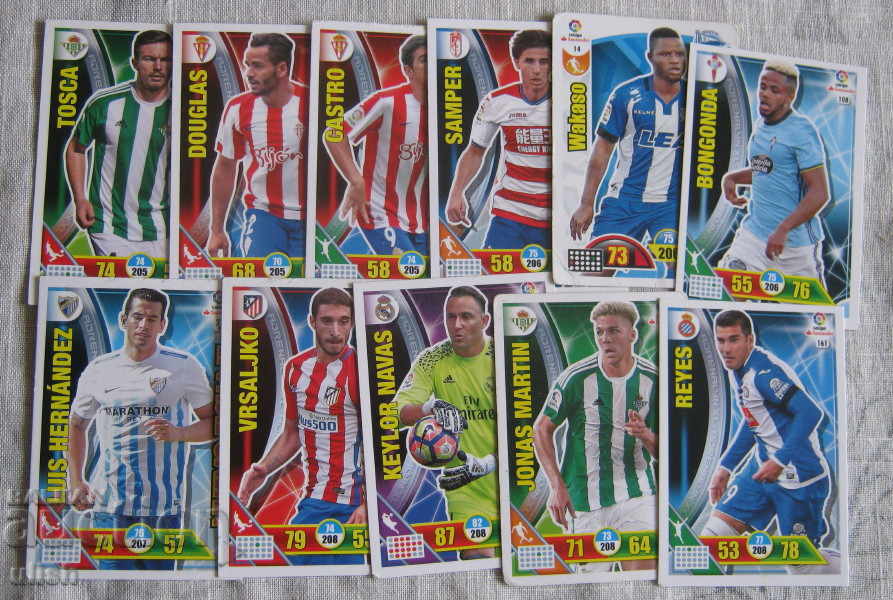 Delivery of 77 pcs. Panini football stickers Panini 2016-2017