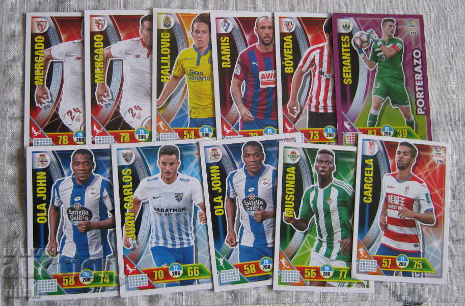 77 pcs. Panini football stickers Panini 2016-2017 - 5