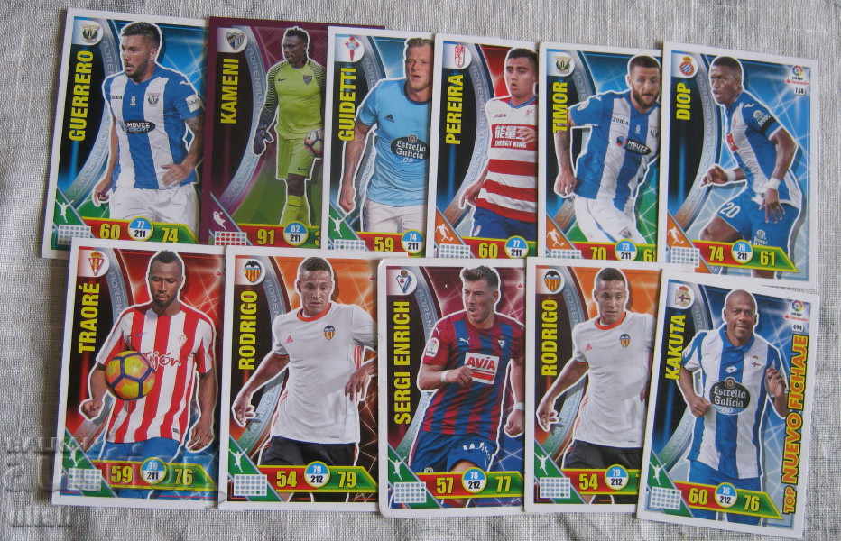 77 pcs. Panini football stickers Panini 2016-2017 - 7