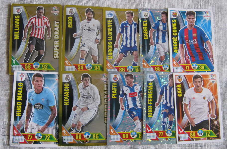 Delivery of 72 pcs. Panini football stickers Panini 2016-2017 Delivery of 72 pcs. Panini football stickers Panini 2016-2017