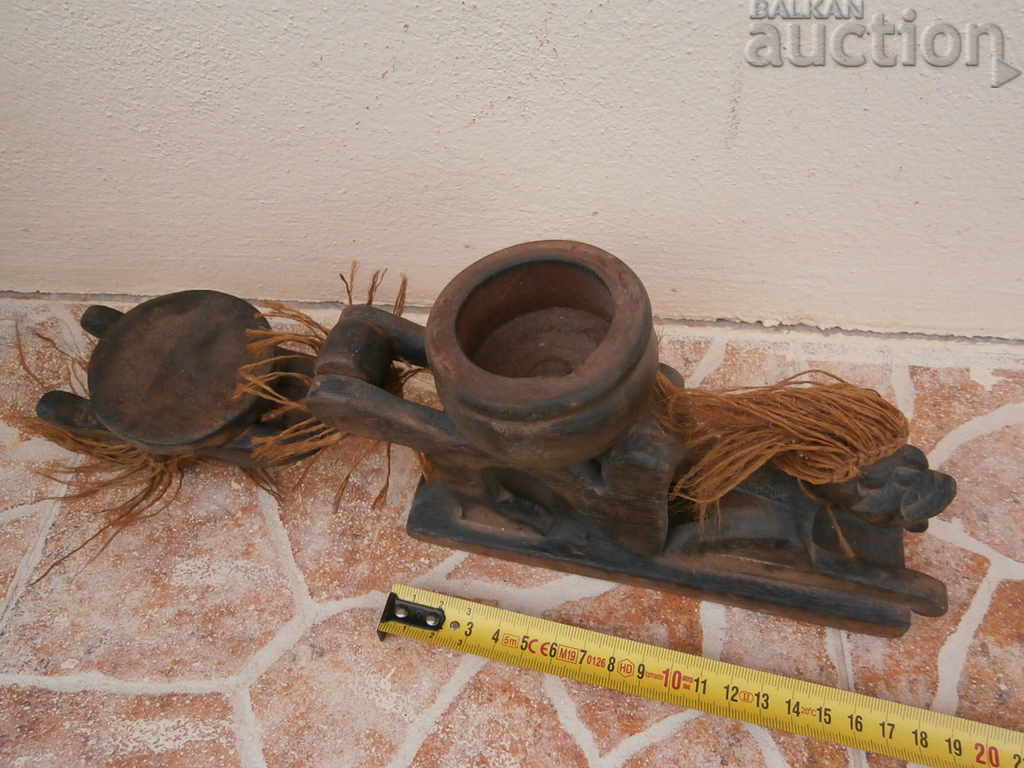 wooden african figure figures handmade - 5 wooden african figure figures handmade - 5