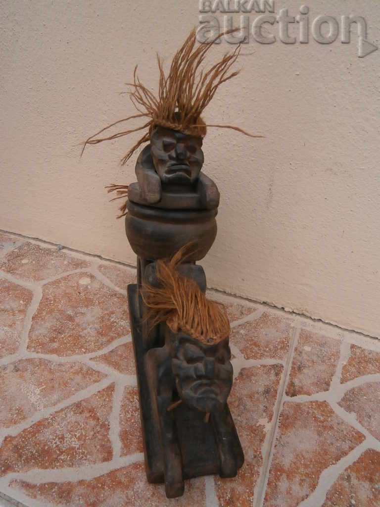 wooden african figure figures handmade