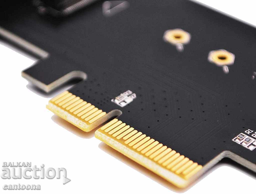 Delivery of PCI Express M.2 SSD NGFF PCIe card to PCIe 3.0 x4 adapter Delivery of PCI Express M.2 SSD NGFF PCIe card to PCIe 3.0 x4 adapter