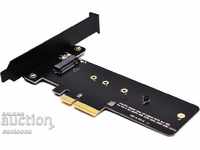 PCI Express M.2 SSD NGFF PCIe card to PCIe 3.0 x4 adapter