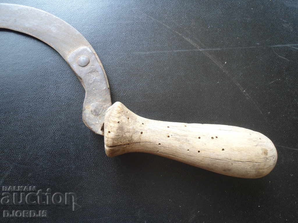 Old wrought sickle, marking - 6 Old wrought sickle, marking - 6