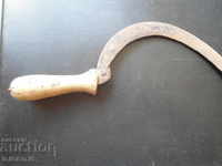 Old wrought sickle, marking