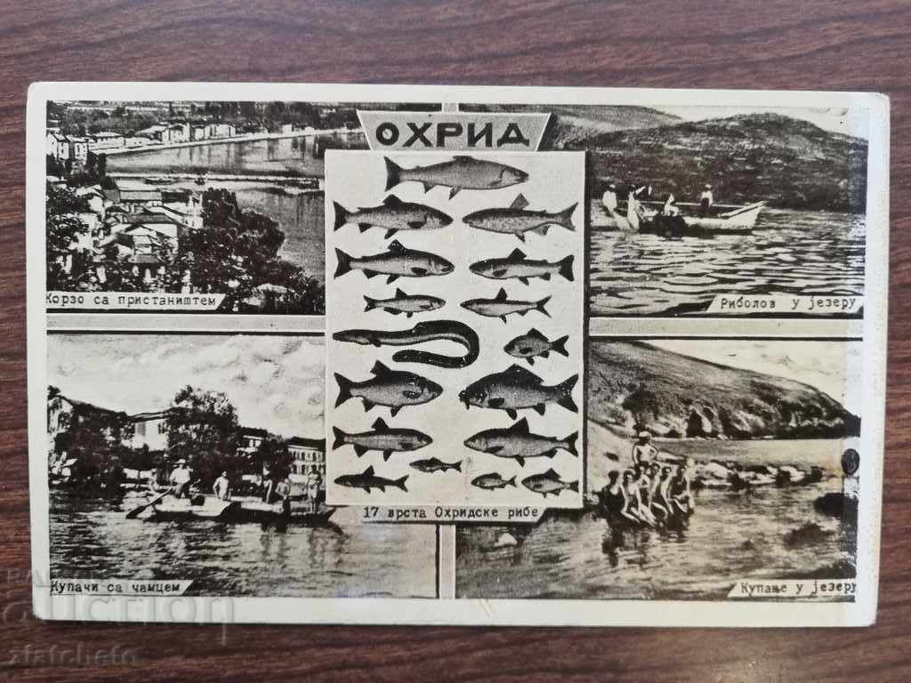 Old card - Ohrid with price 25.00 BGN | € 12.78 Old card - Ohrid with price 25.00 BGN | € 12.78