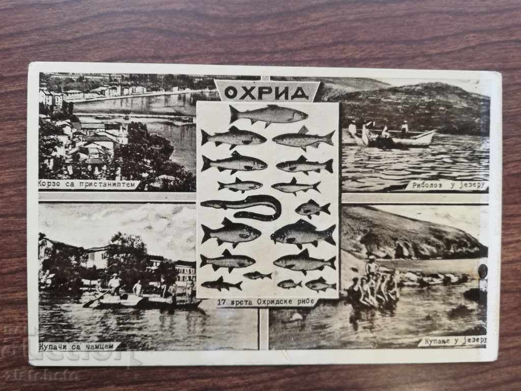 Παλιά κάρτα - Οχρίδα
