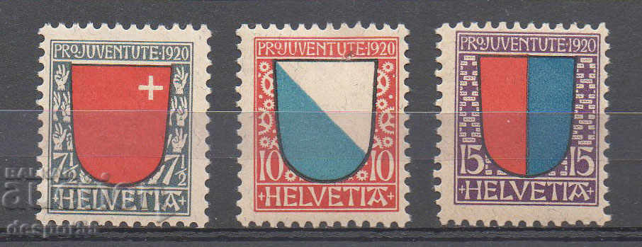 1920. Ελβετία. PRO JUVENTUTE - Έμβλημα.
