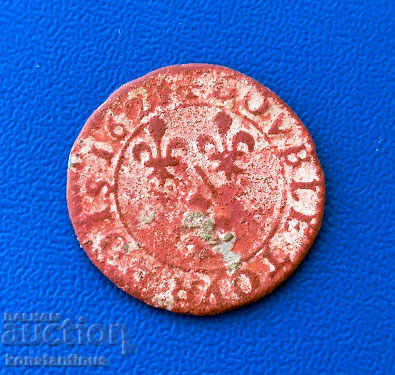 France MARIE DE MONTPENSIER 2 Tournament 1621 Rare with price € 17.90 | 35.01 BGN