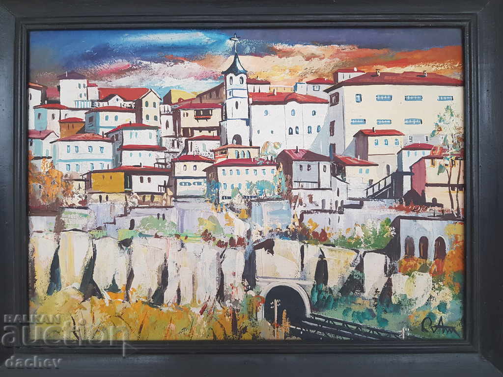 Unique Old author's painting of STARO TARNOV Signed! with price 170.00 BGN | € 86.92