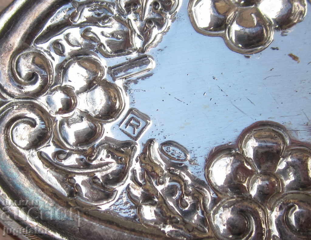 Oglindă de damă, oglindă mică cu argint 925, decorație din argint - 5