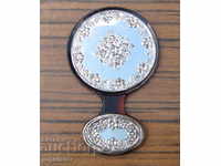 дамско огледало огледалце със сребро 925 сребърна декорация
