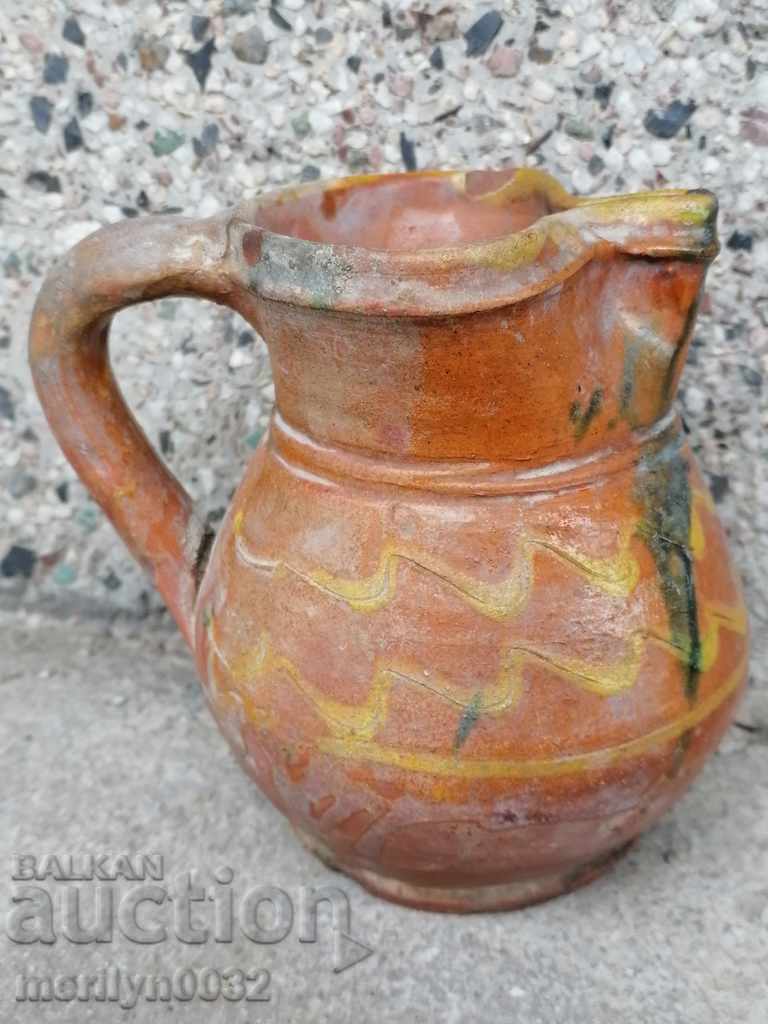 Ancient clay pot, jug, ceramic, jug, pot