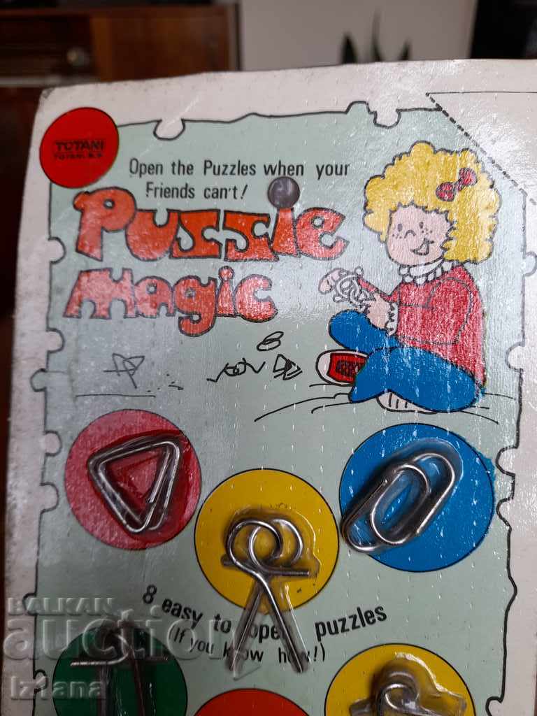 Auction Old children's game Puzzle Magic Auction Old children's game Puzzle Magic