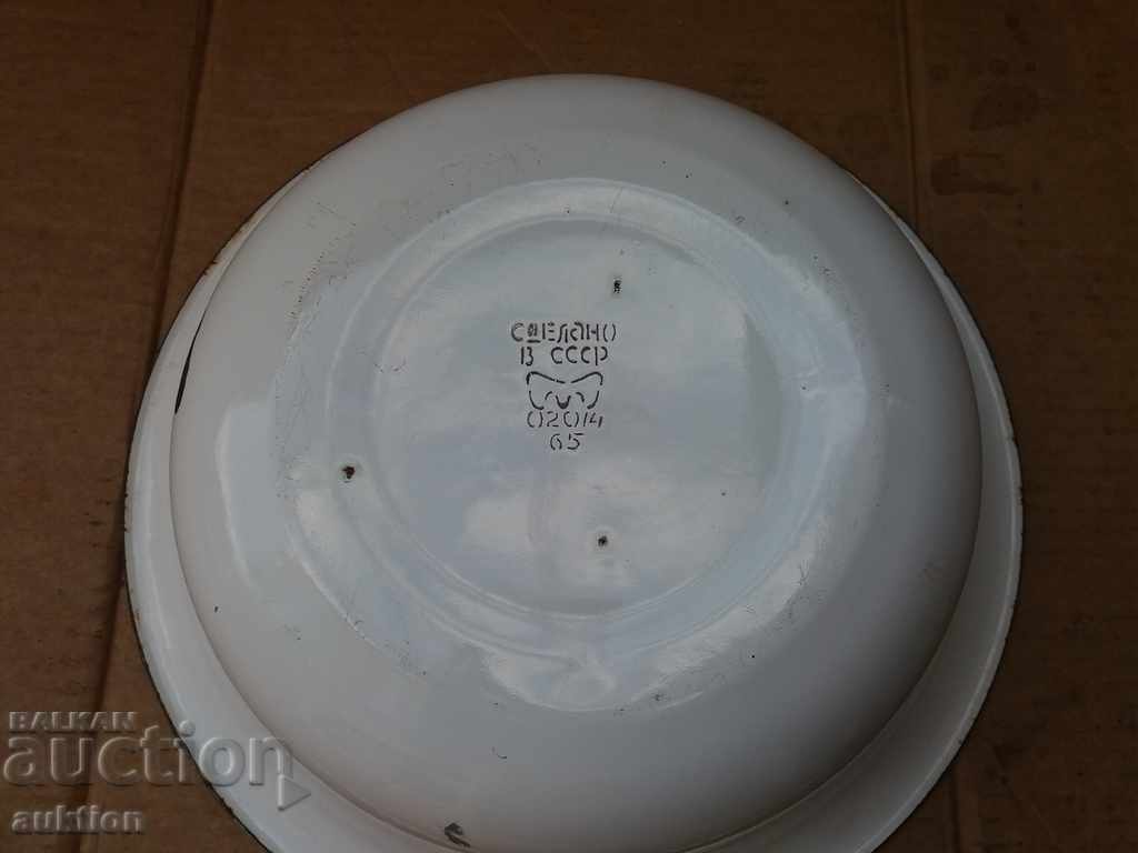 ENAMELED SOC. LIGEN - WITH MARKING - 6 ENAMELED SOC. LIGEN - WITH MARKING - 6