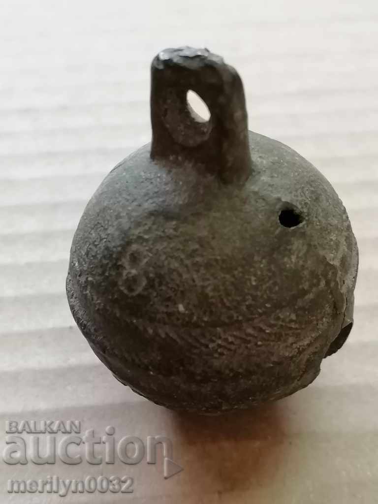 Χάλκινο κουδούνι καροτσιού τύπου «παξιμάδι» - 19ος αιώνας - 7