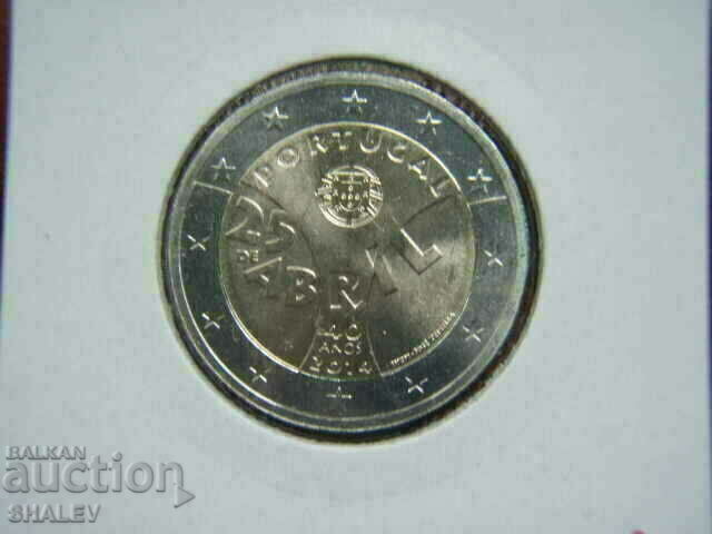 2 euro 2014 Portugal "40 years"(1) Portugal - Unc (2 euro) with price 11.89 BGN | € 6.08 2 euro 2014 Portugal "40 years"(1) Portugal - Unc (2 euro) with price 11.89 BGN | € 6.08