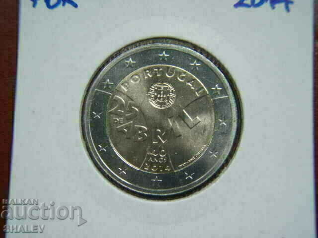 2 euro 2014 Portugal "40 years"(1) Portugal - Unc (2 euro)