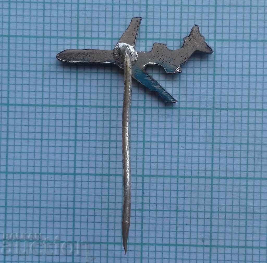 Auction 10531 Badge - Czechoslovak Airline CSA JET Auction 10531 Badge - Czechoslovak Airline CSA JET