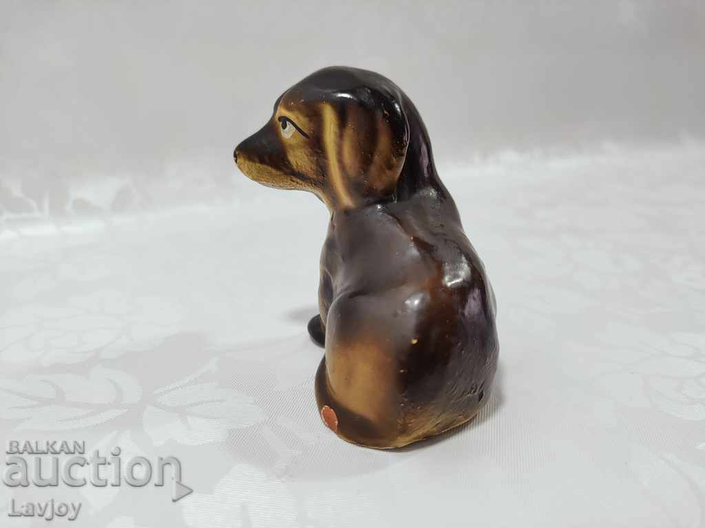 Figurină de câine vechi din ceramică - 5 Figurină de câine vechi din ceramică - 5