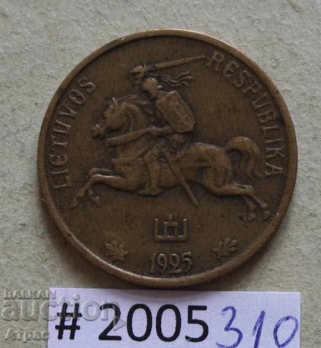 10 cent 1925 Lituania cu preț € 7.16 | 14.00 BGN