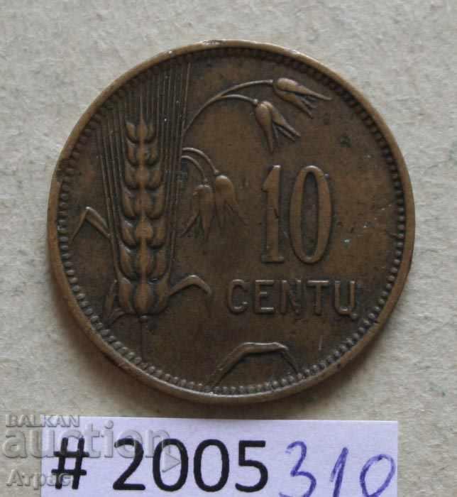10 σεντ 1925 Λιθουανία