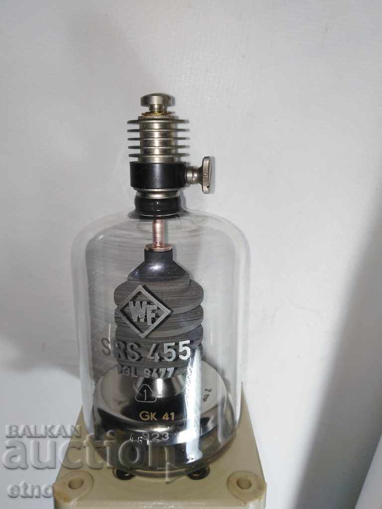 RADIO LAMP "SRS 455" WITH SOCKET, radio, lamp,