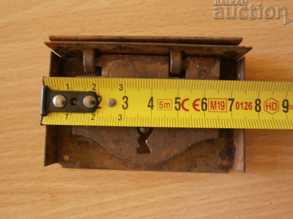 lock lock from antique chest of drawers - 5