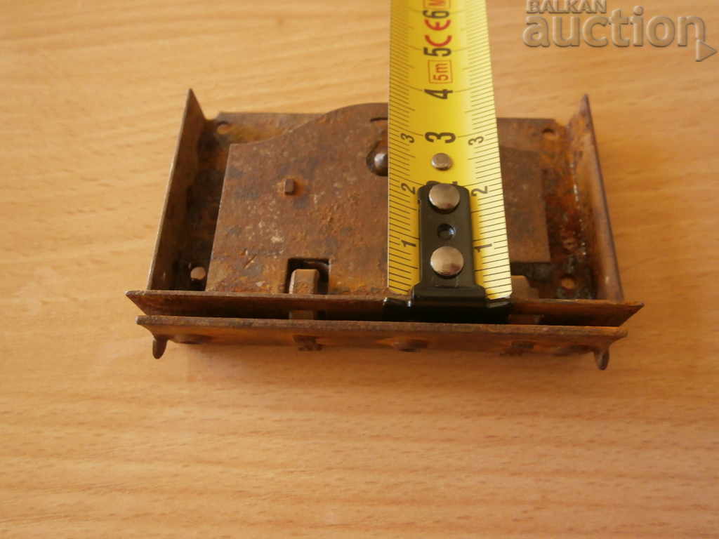 lock lock from antique chest of drawers - 6