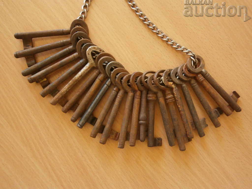 Antique key lock latch lot 22 pieces - 7 Antique key lock latch lot 22 pieces - 7