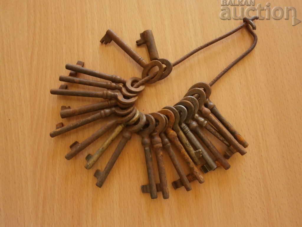 Antique key lock latch lot 20 pieces