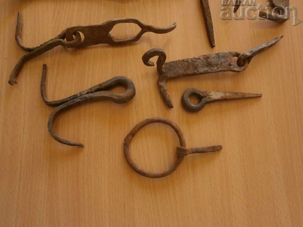 Παλιά κλειδαριά κλειδαριά σφυρήλατου σιδήρου πρωτόγονη κλειδαριά - 6 Παλιά κλειδαριά κλειδαριά σφυρήλατου σιδήρου πρωτόγονη κλειδαριά - 6